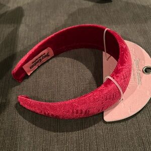 JUICY COUTURE Pink Velvet Headband